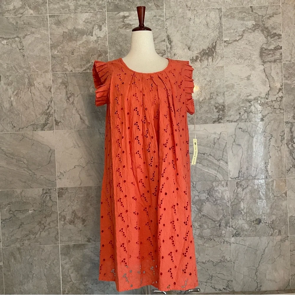 Uncle Frank Eyelet Shift Dress - Picture 2 of 7